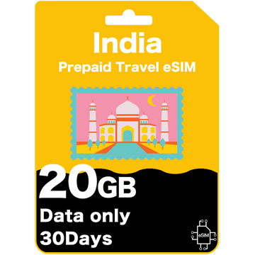 India Prepaid Travel eSIM Card