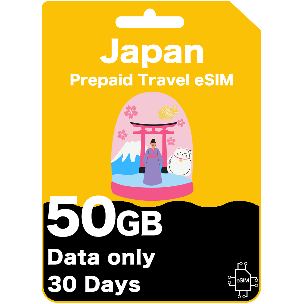 Japan Prepaid Travel eSIM Card - IIJmio