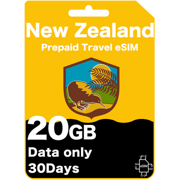 New Zealand Prepaid Travel eSIM