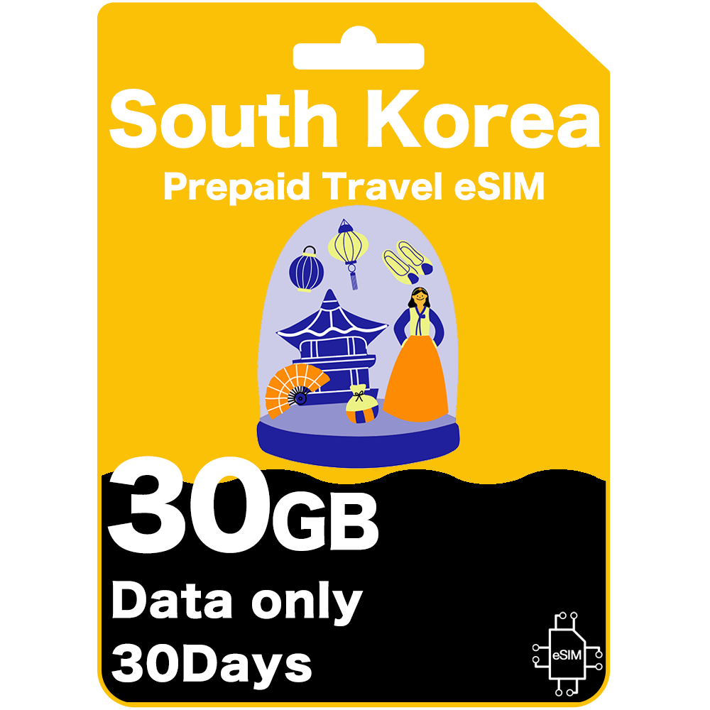 South Korea travel eSIM