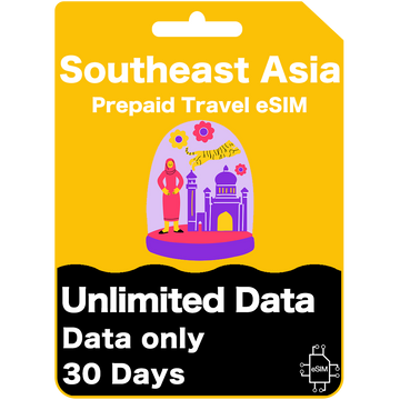 Southeast Asia Prepaid Travel eSIM Card