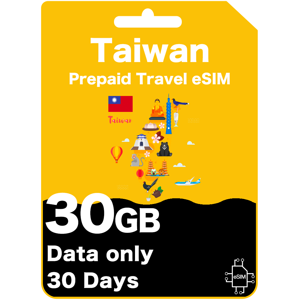 Taiwan Prepaid Travel eSIM Card