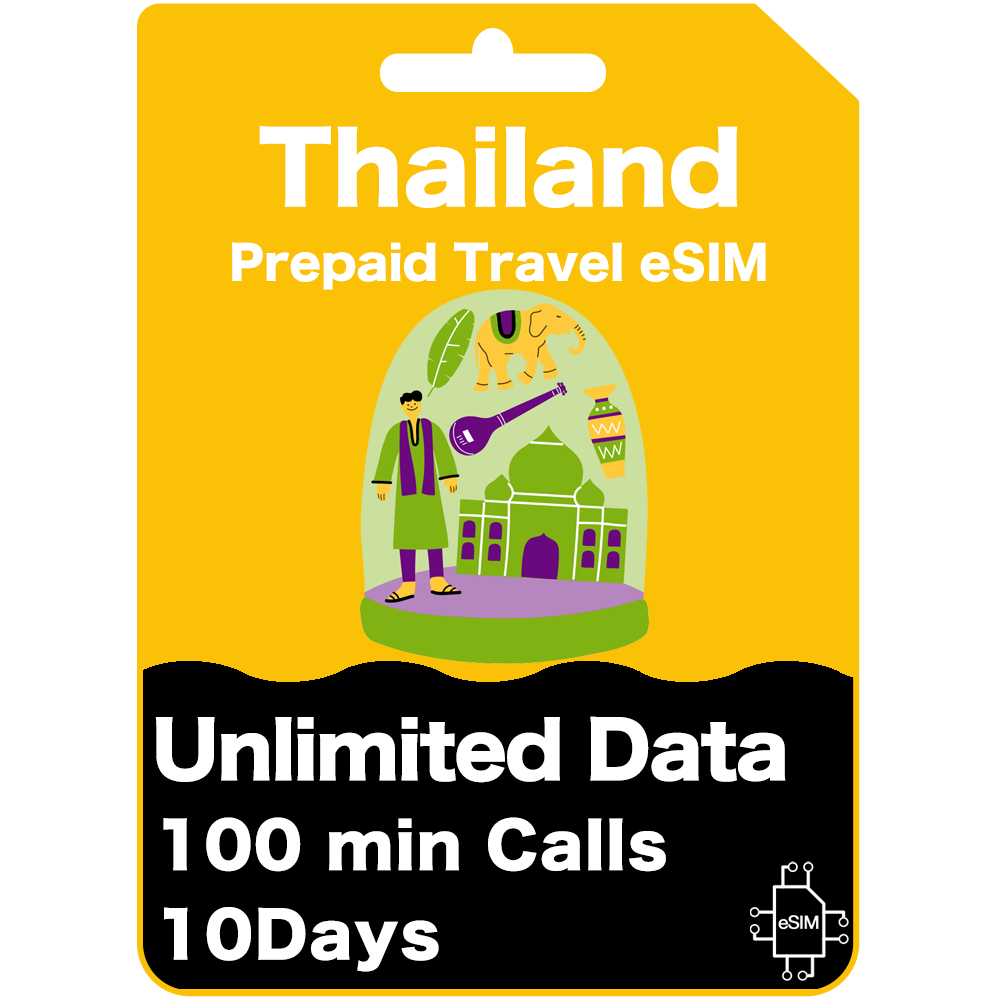 Thailand Prepaid Travel eSIM Card