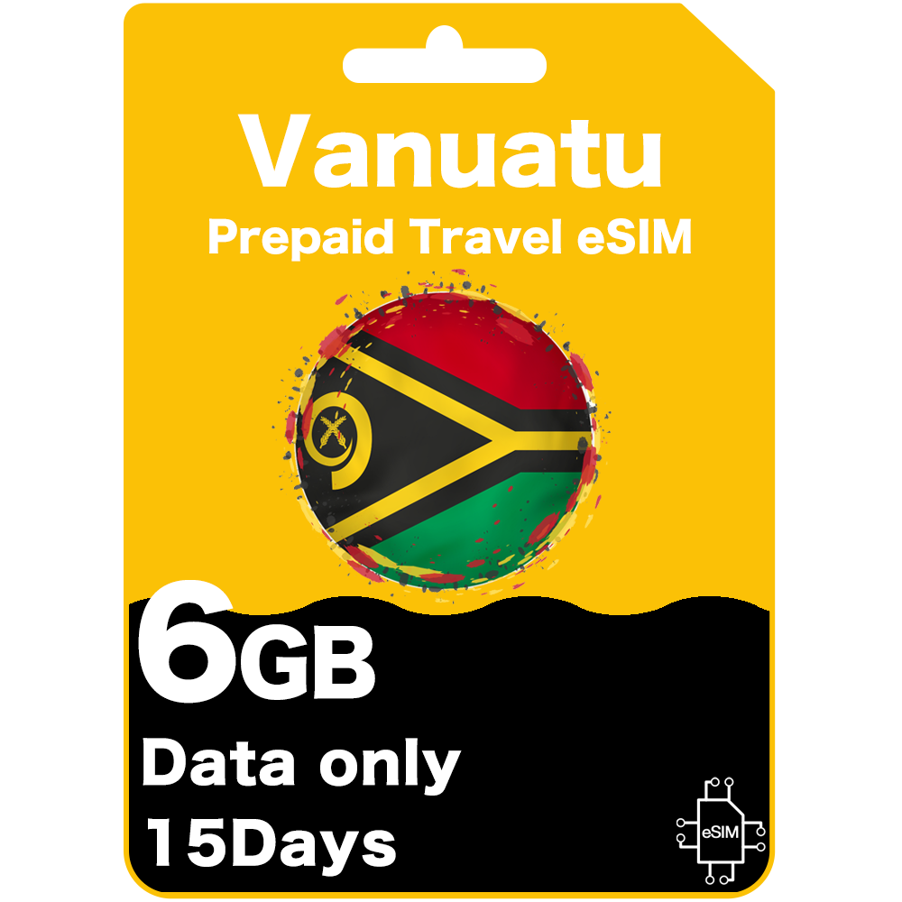 Vanuatu travel eSIM card